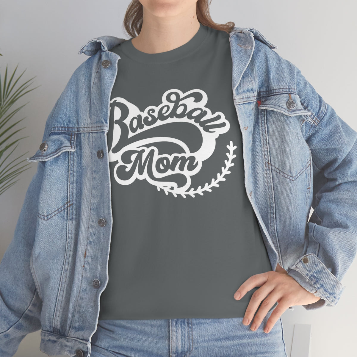 "Baseball Mom" Unisex Heavy Cotton Tee
