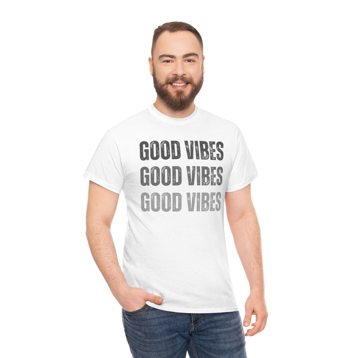 "Triple Good Vibes" Unisex Heavy Cotton Tee