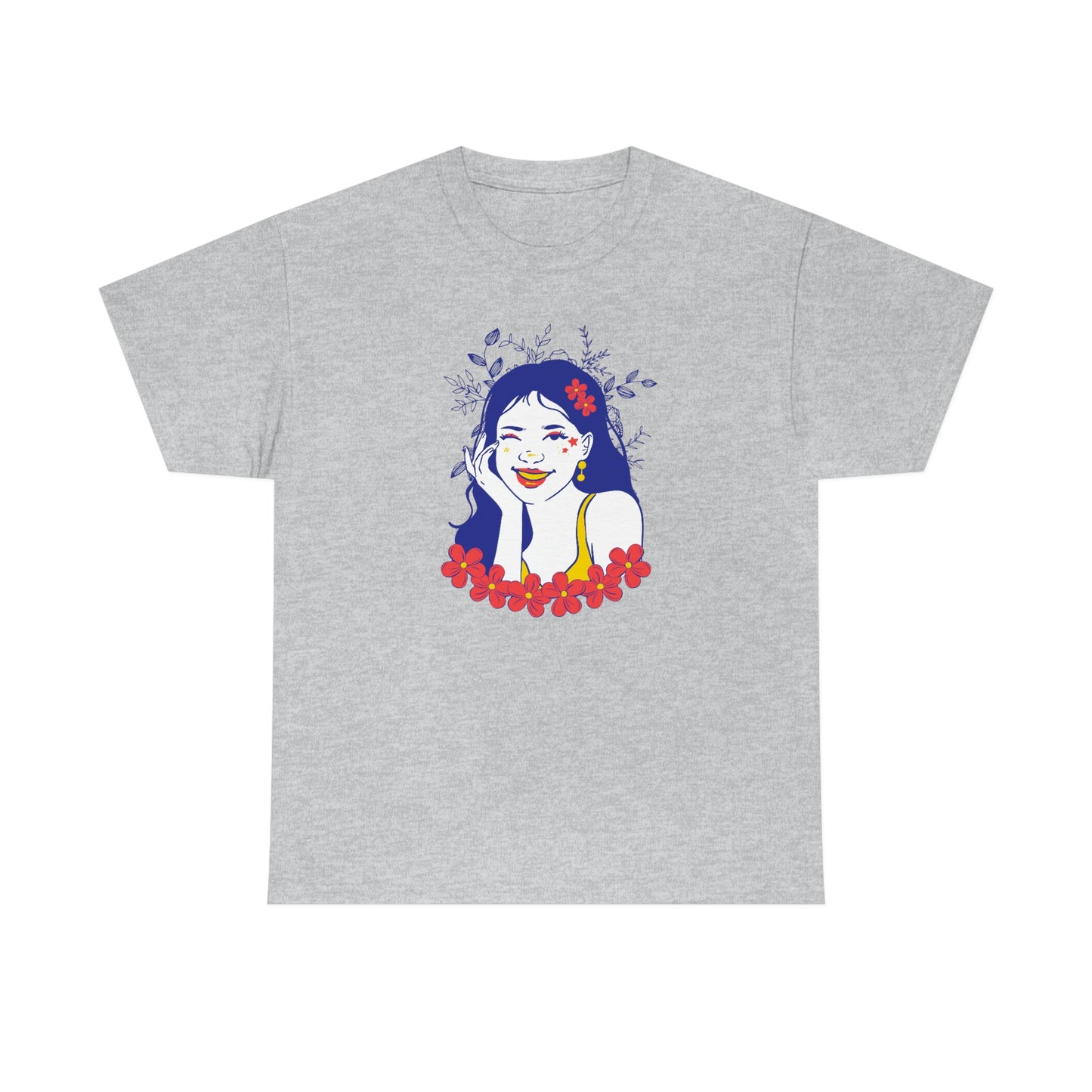 "Sunny Smiles" Unisex Heavy Cotton Tee