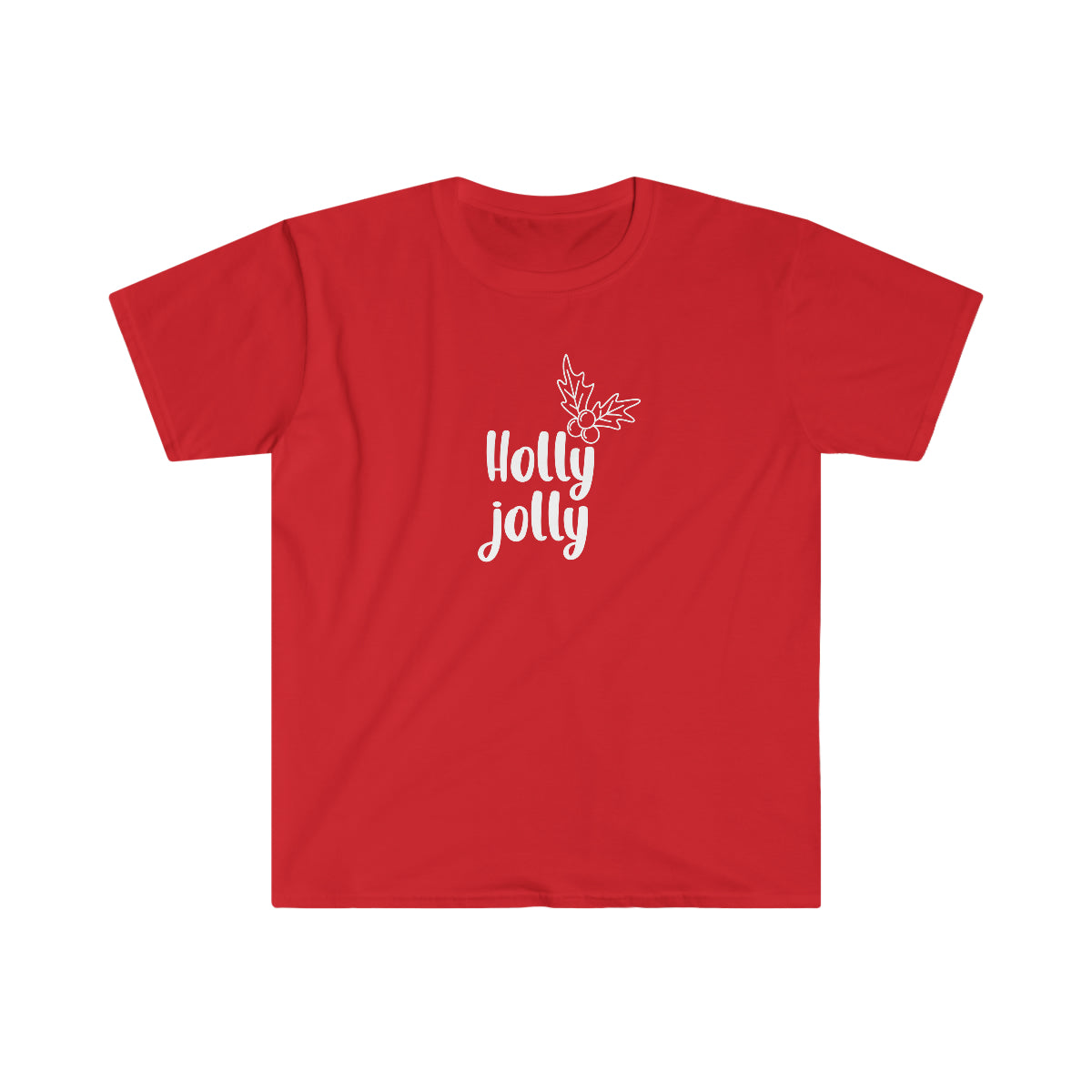 "Holly Jolly" Unisex Softstyle T-Shirt