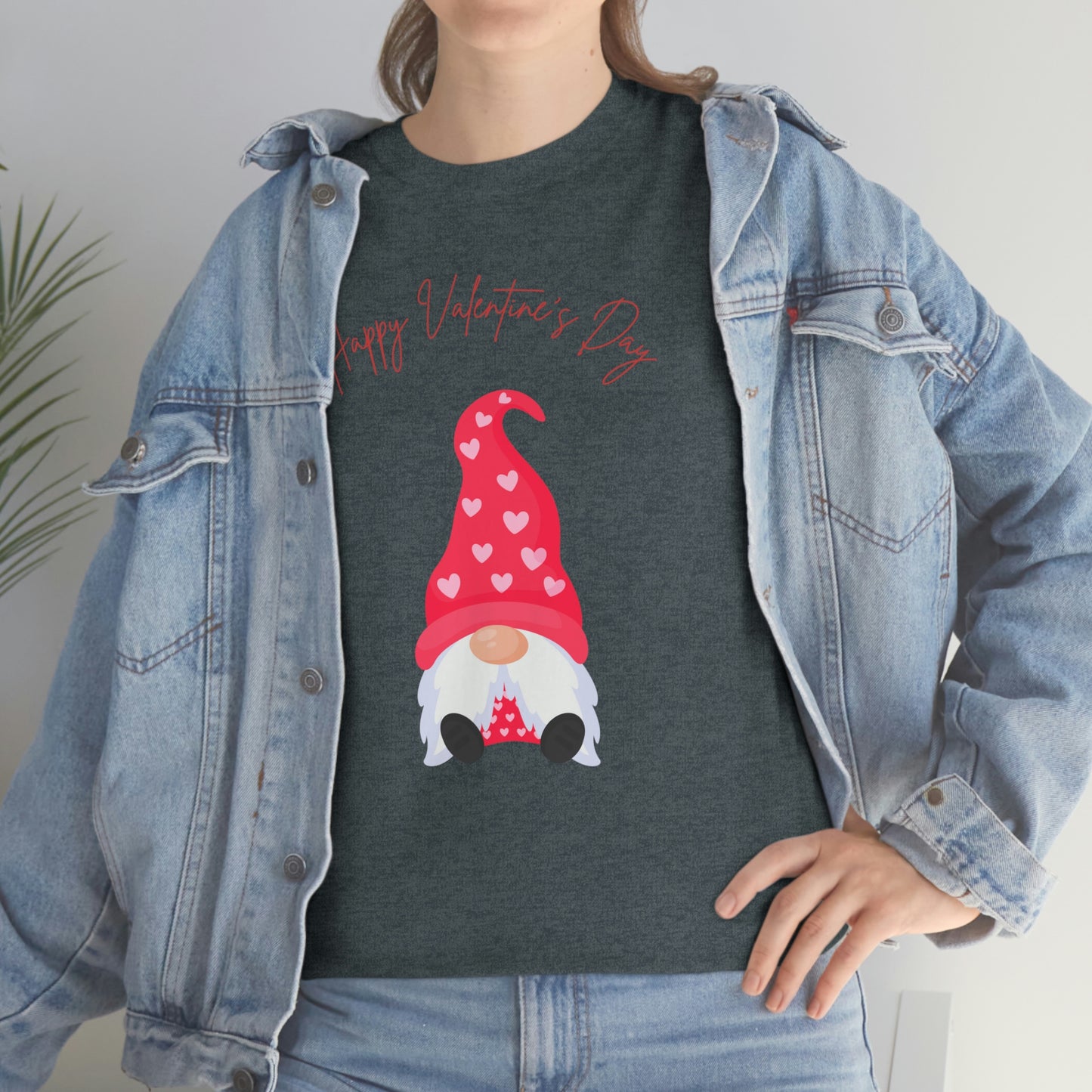 "Happy Valentine's Day" Unisex Heavy Cotton Tee