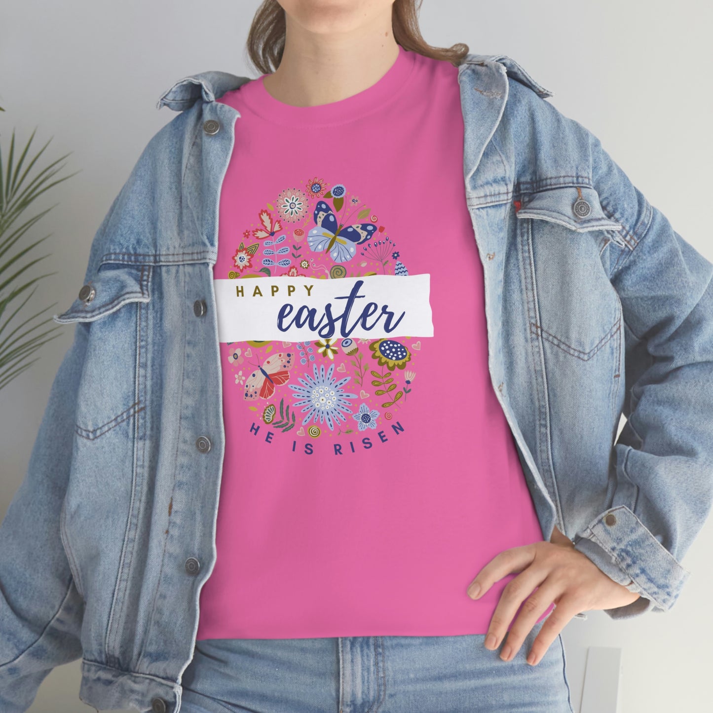 "Happy Easter" Unisex Heavy Cotton Tee