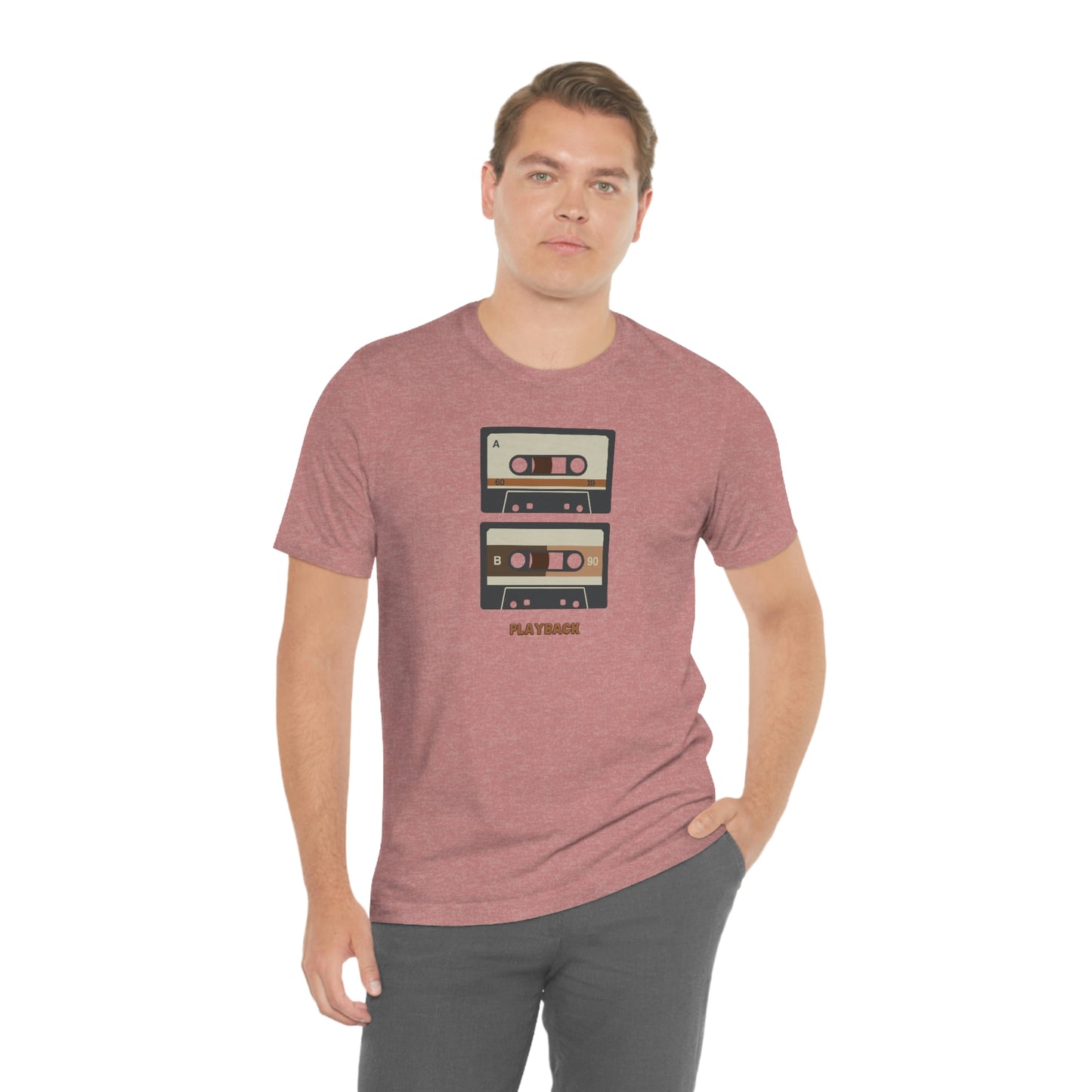"Playback" Unisex Jersey Short Sleeve Tee