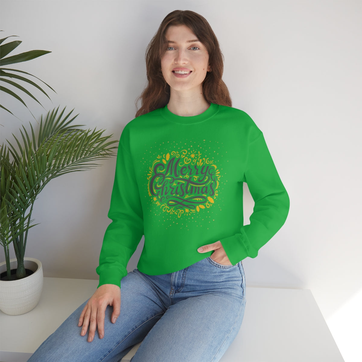 "Merry Christmas" Unisex Heavy Blend™ Crewneck Sweatshirt