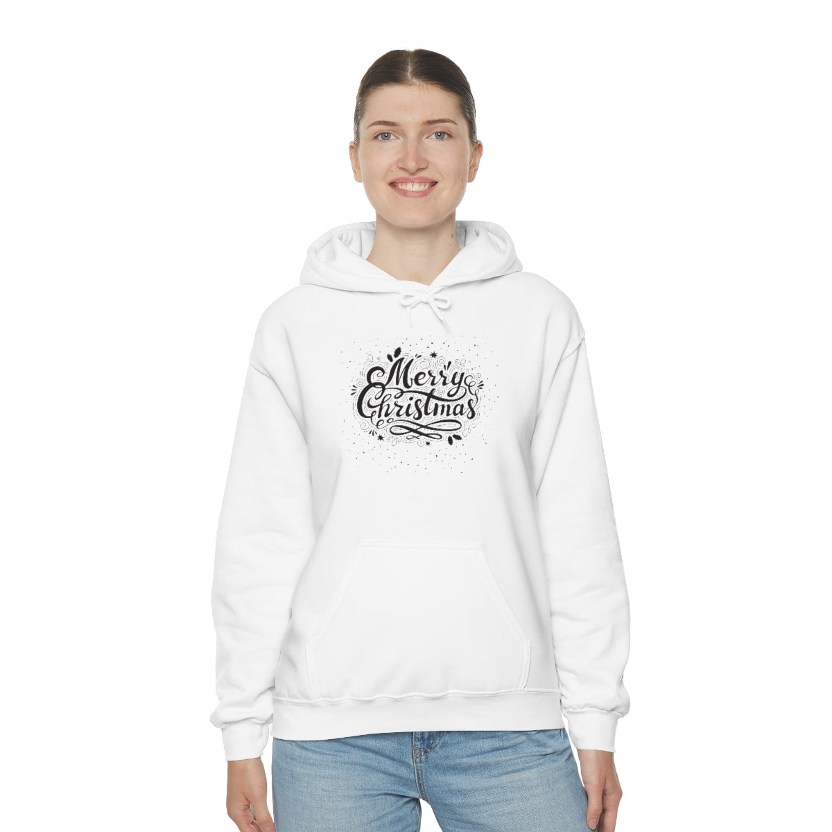 "Merry Christmas" Unisex Heavy Blend™ Hooded Sweatshirt