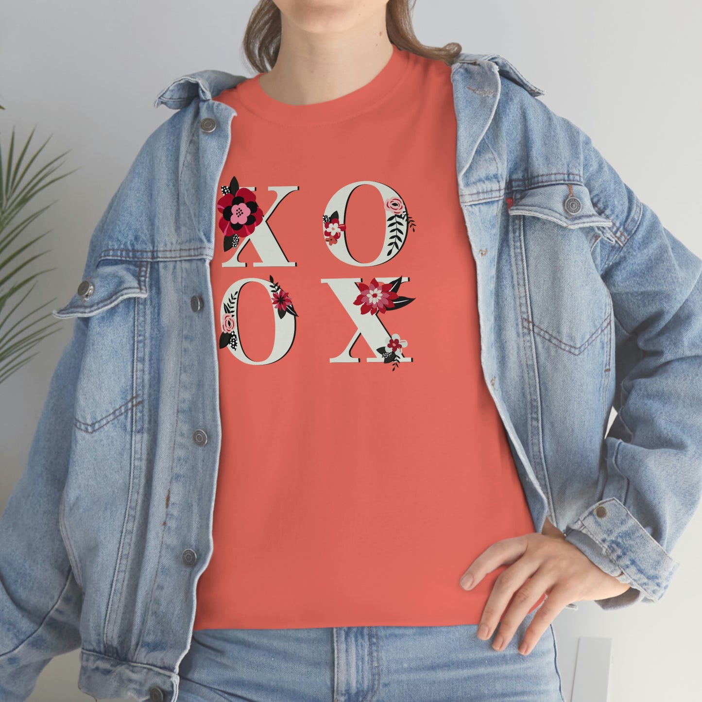 "XO OX" Unisex Heavy Cotton Tee
