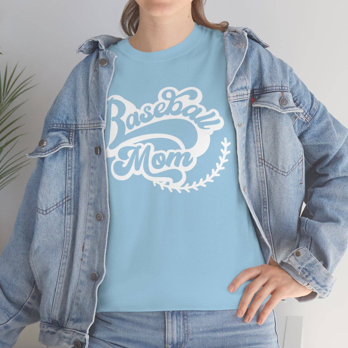 "Baseball Mom" Unisex Heavy Cotton Tee