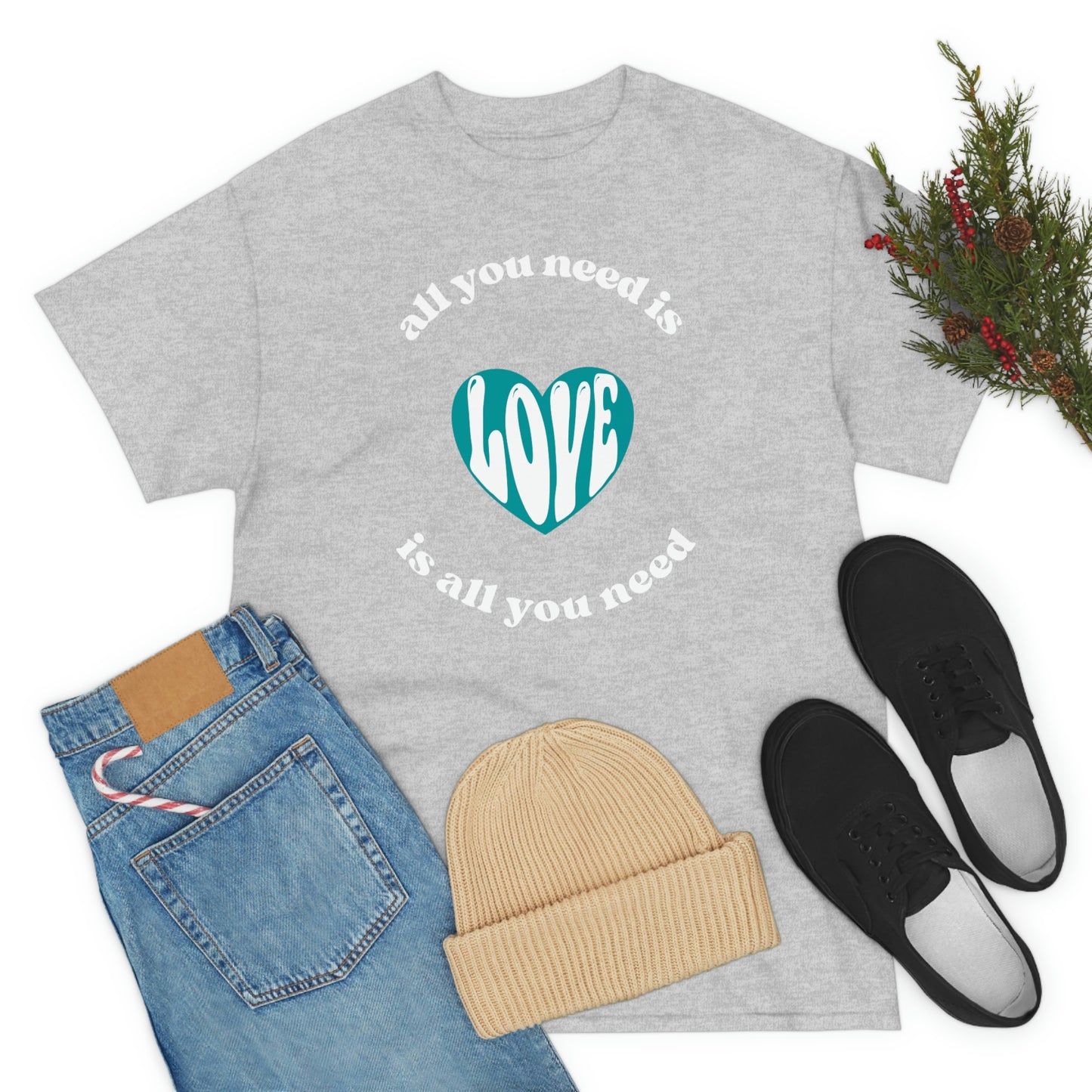 "Love" Unisex Heavy Cotton Tee