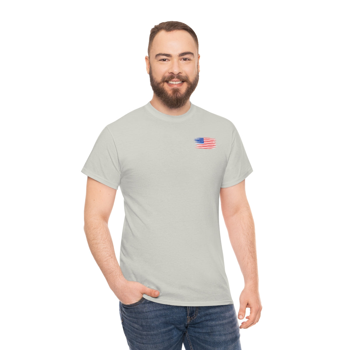 "Bald Eagle USA" Unisex Heavy Cotton Tee