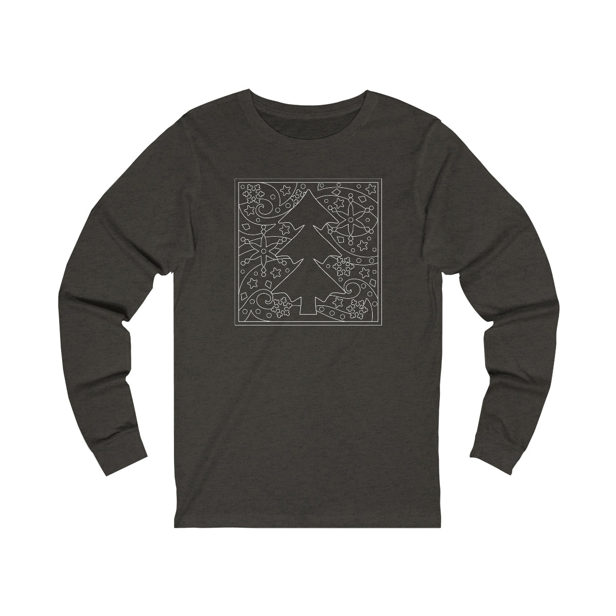 "Christmas Tree" Unisex Jersey Long Sleeve Tee