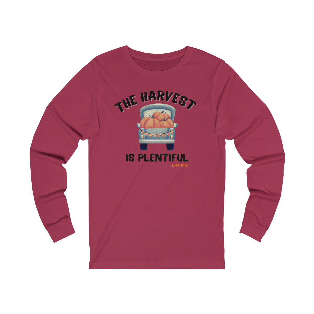 "The Harvest is Plentiful" Unisex Jersey Long Sleeve Tee