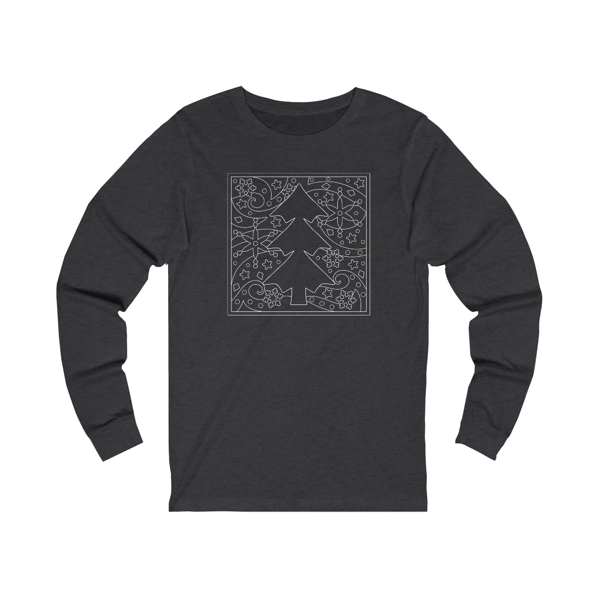 "Christmas Tree" Unisex Jersey Long Sleeve Tee