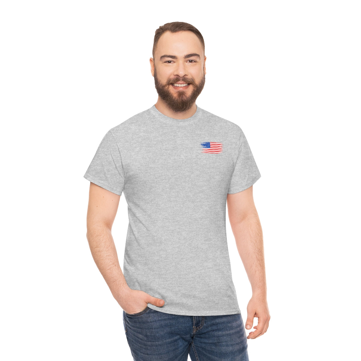 "Bald Eagle USA" Unisex Heavy Cotton Tee