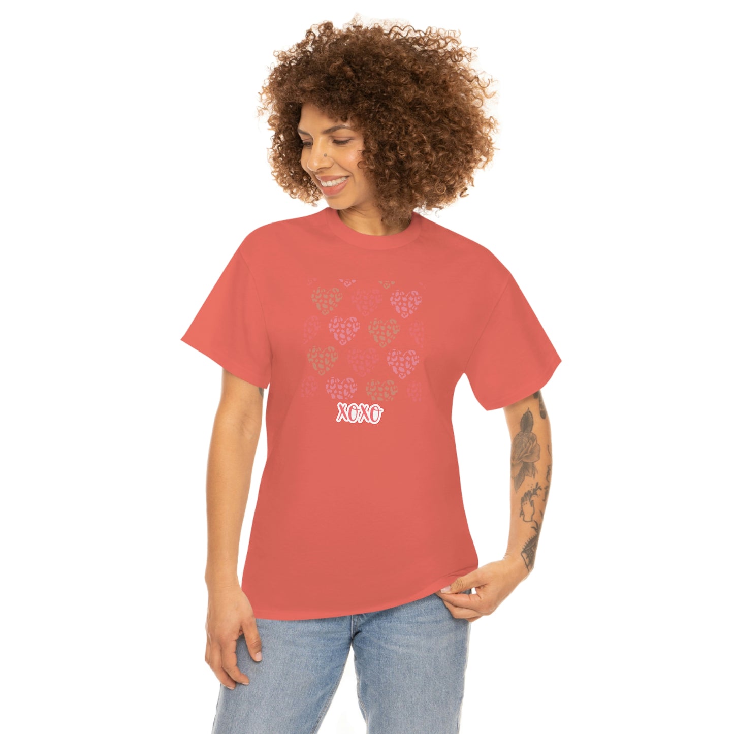 "XOXO Hearts" Unisex Heavy Cotton Tee