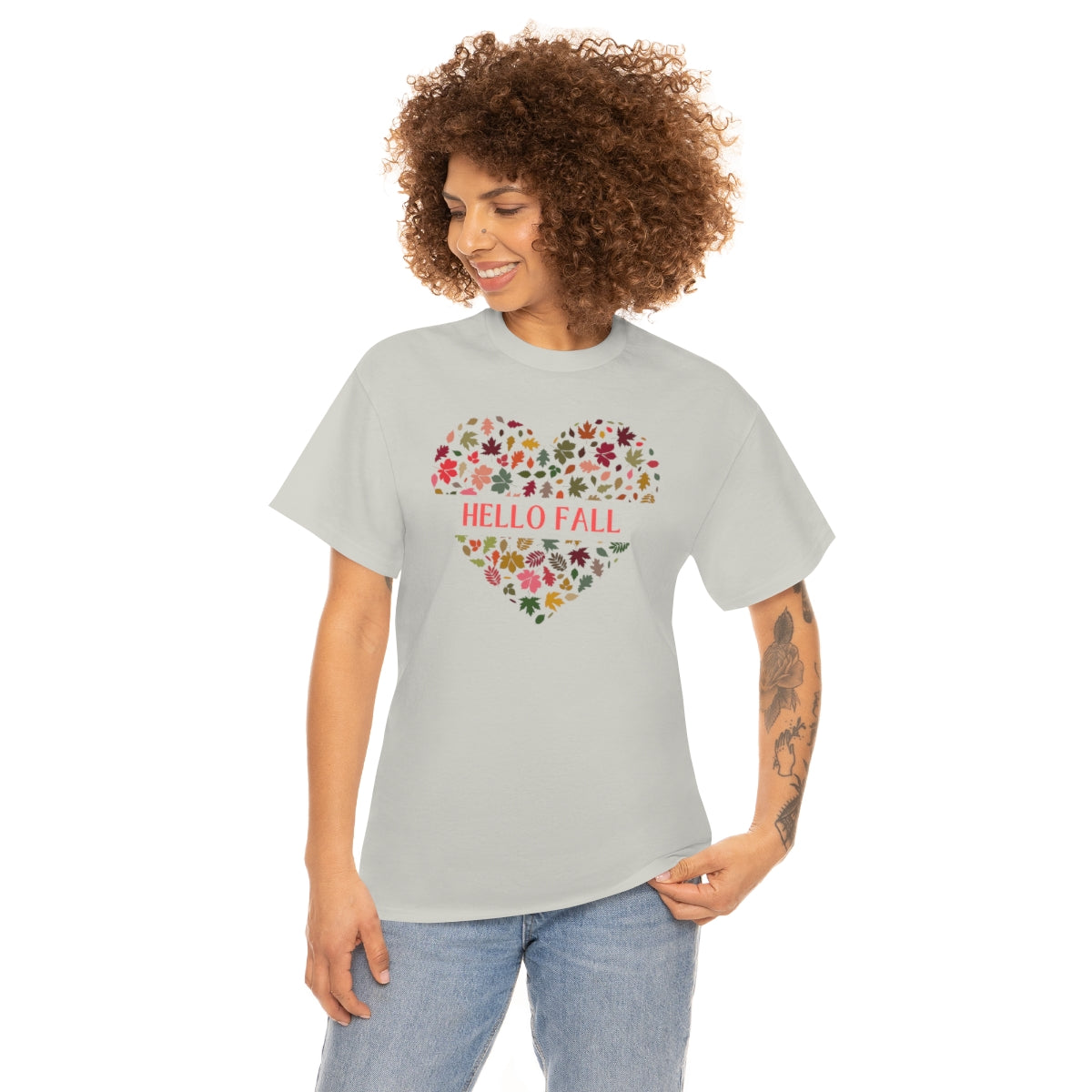 Hello Fall Unisex Heavy Cotton Tee