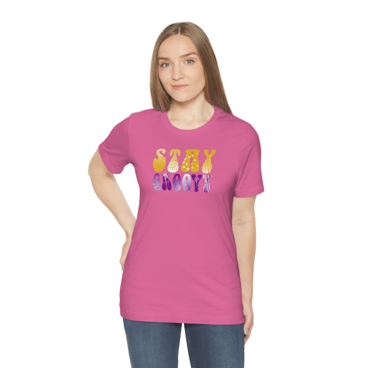 Stay Groovy Unisex Jersey Short Sleeve Tee