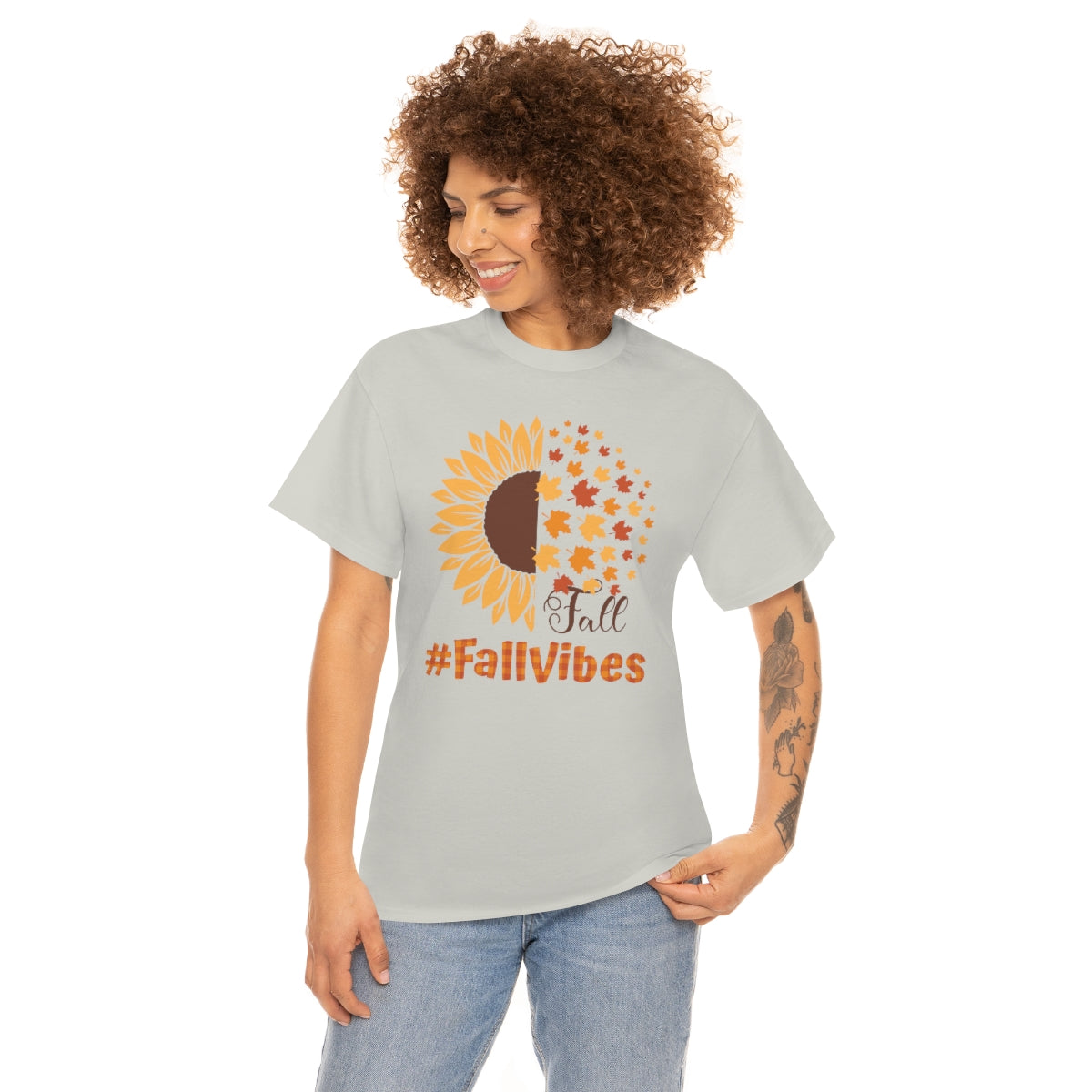 "#FallVibes" Unisex Heavy Cotton Tee