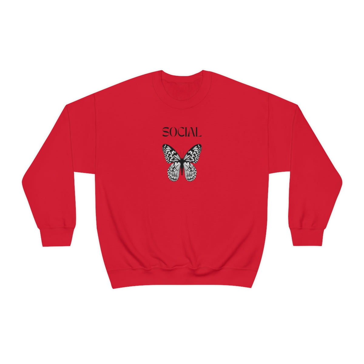 "Social Butterfly" Unisex Heavy Blend™ Crewneck Sweatshirt