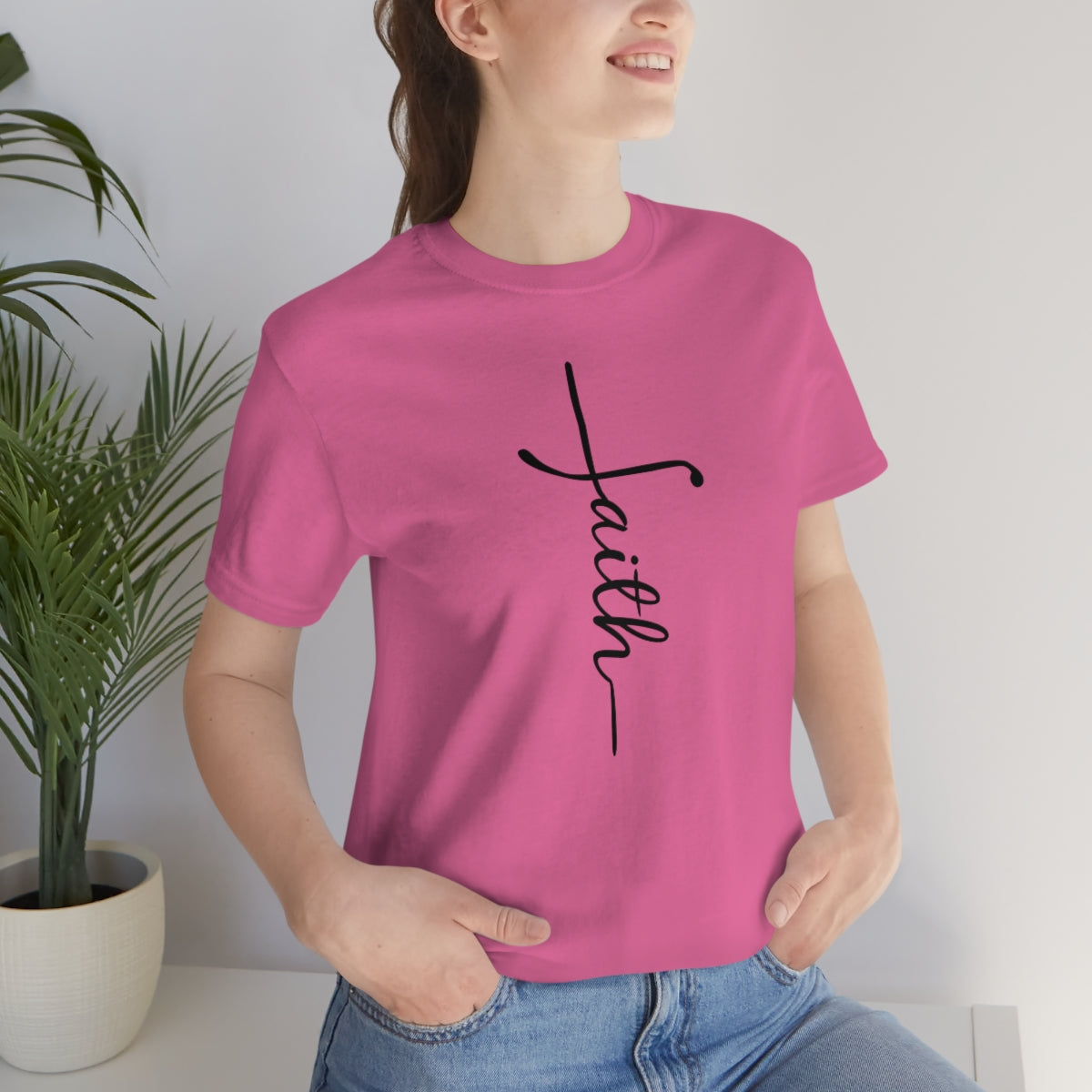 "Faith" Unisex Jersey Short Sleeve Tee