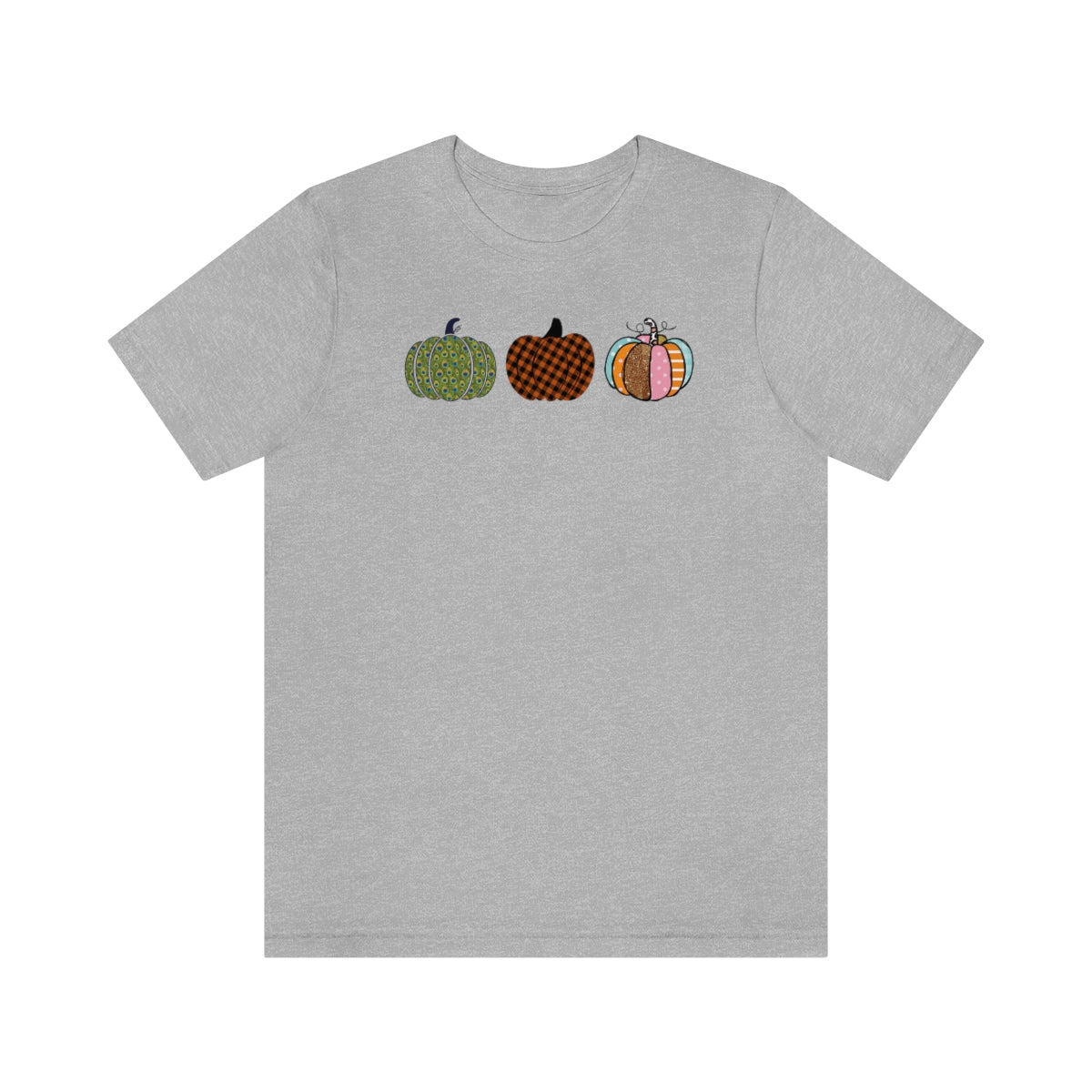 "Triple Pumpkins" Unisex Jersey Short Sleeve Tee