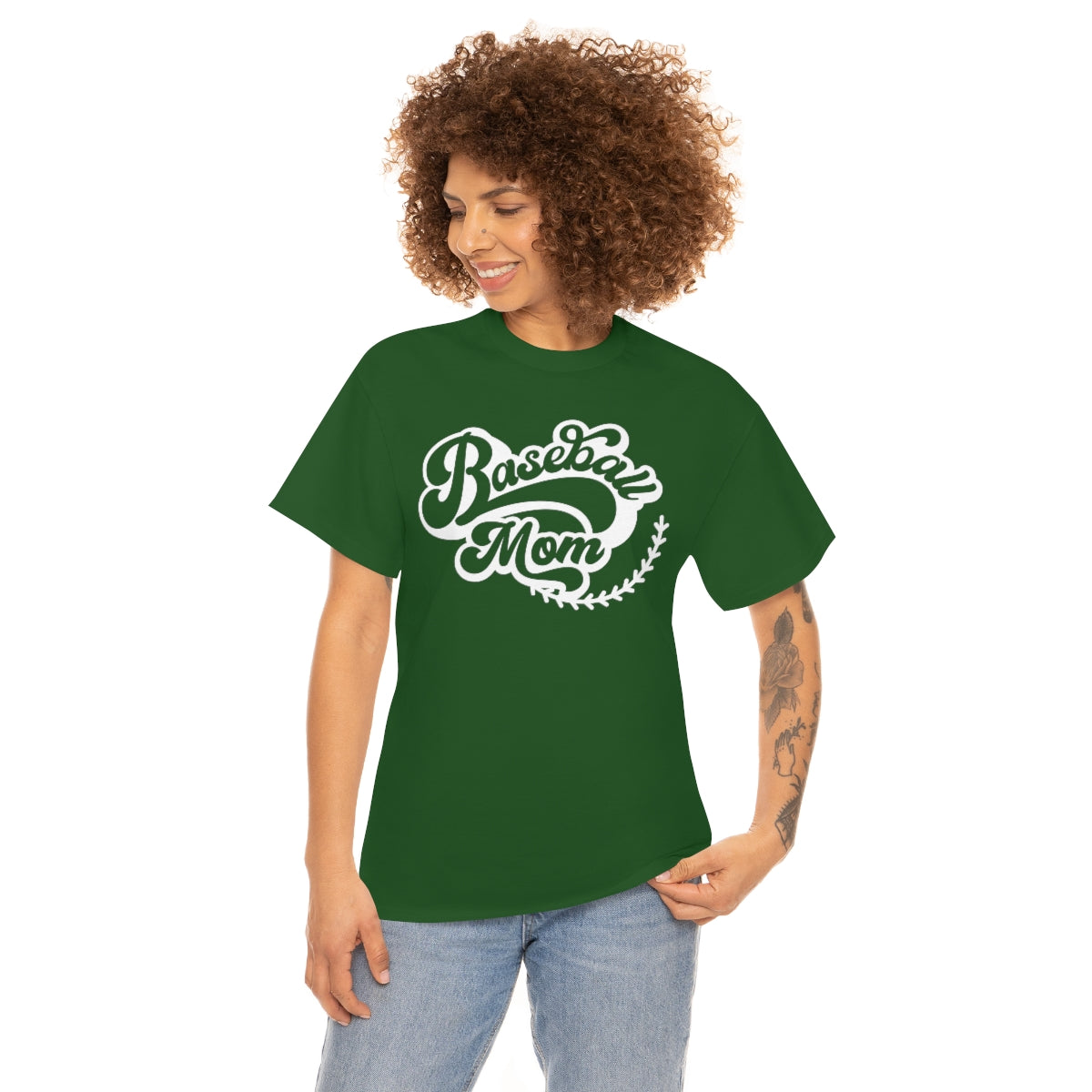 "Baseball Mom" Unisex Heavy Cotton Tee
