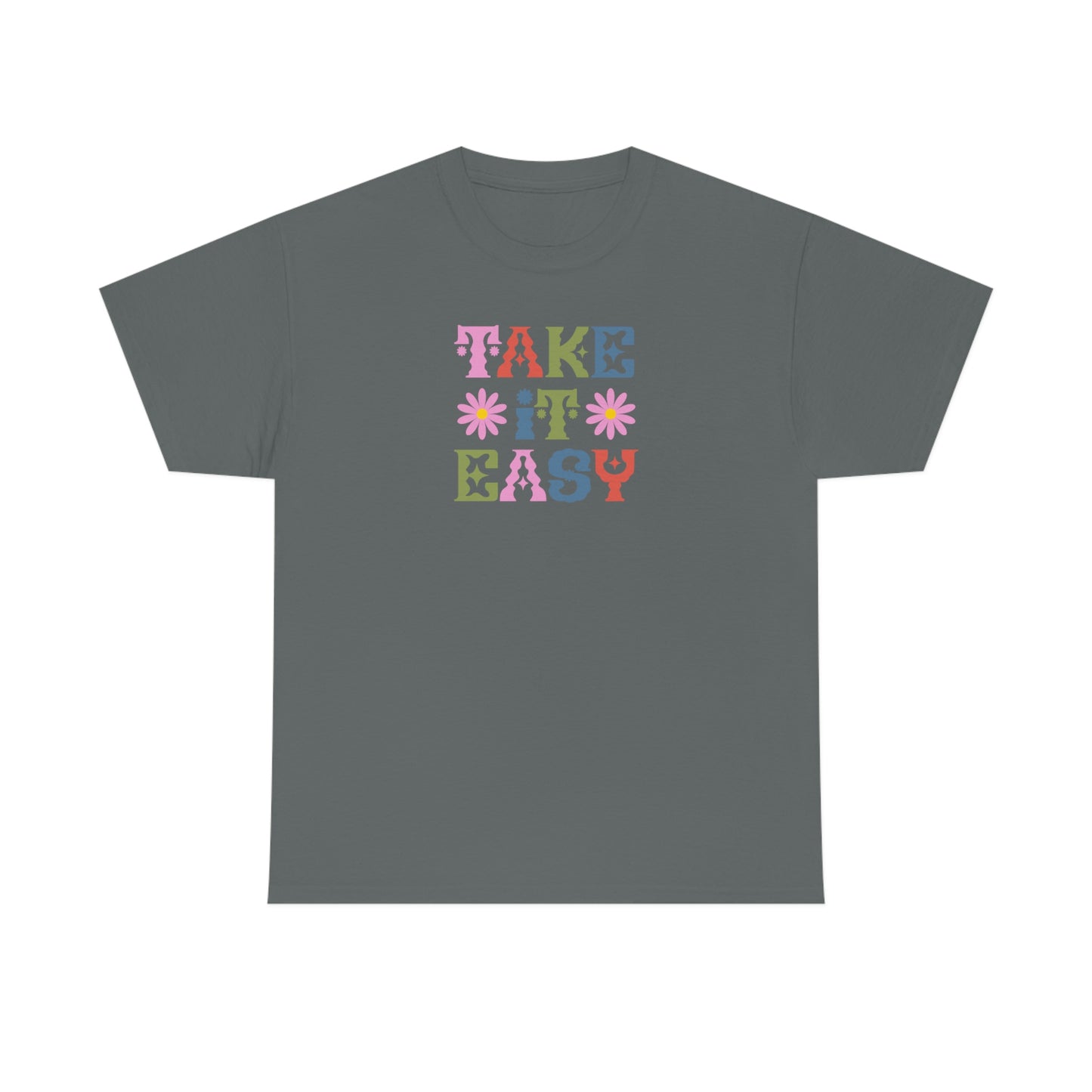 "Take It Easy" Unisex Heavy Cotton Tee