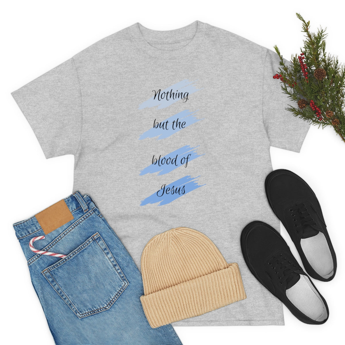 "Nothing But the Blood" Unisex Heavy Cotton Tee