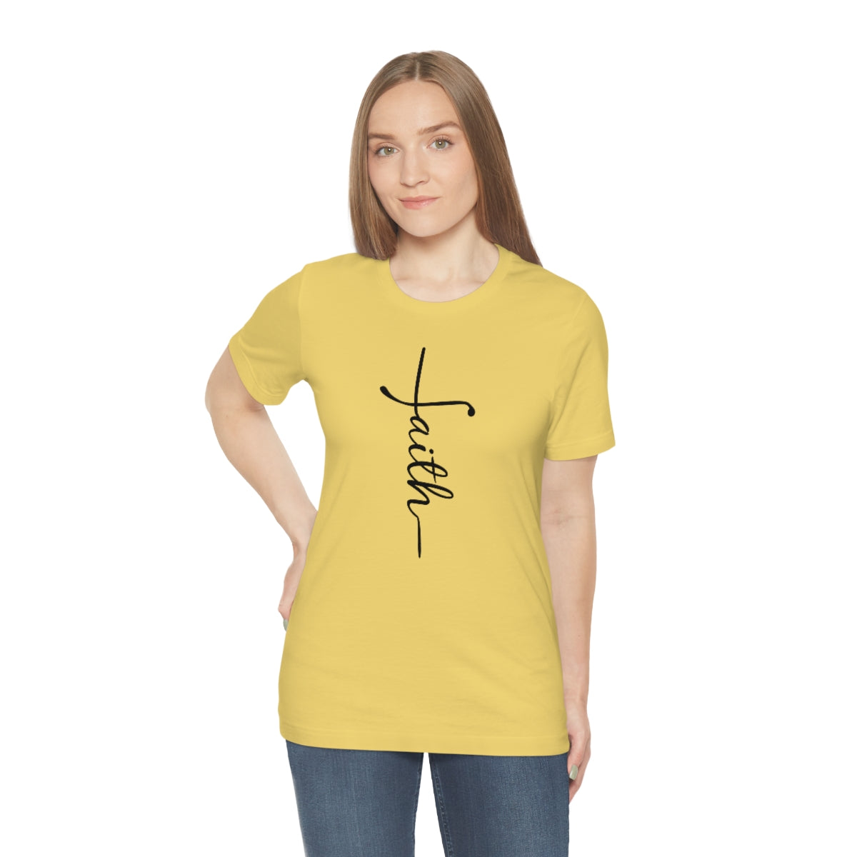 "Faith" Unisex Jersey Short Sleeve Tee