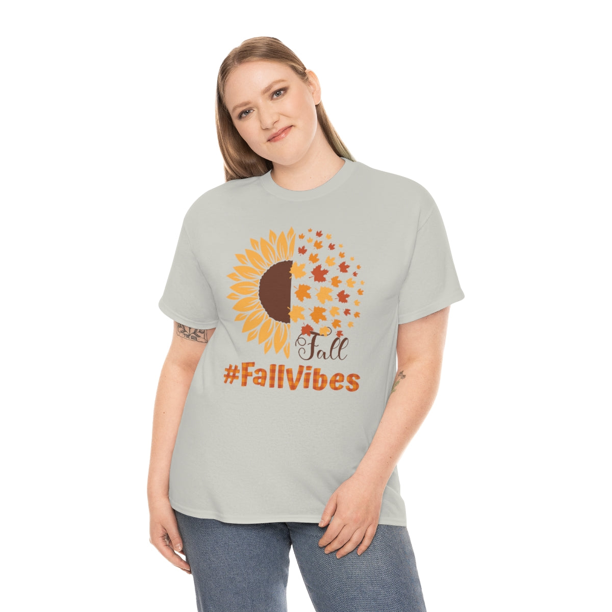 "#FallVibes" Unisex Heavy Cotton Tee