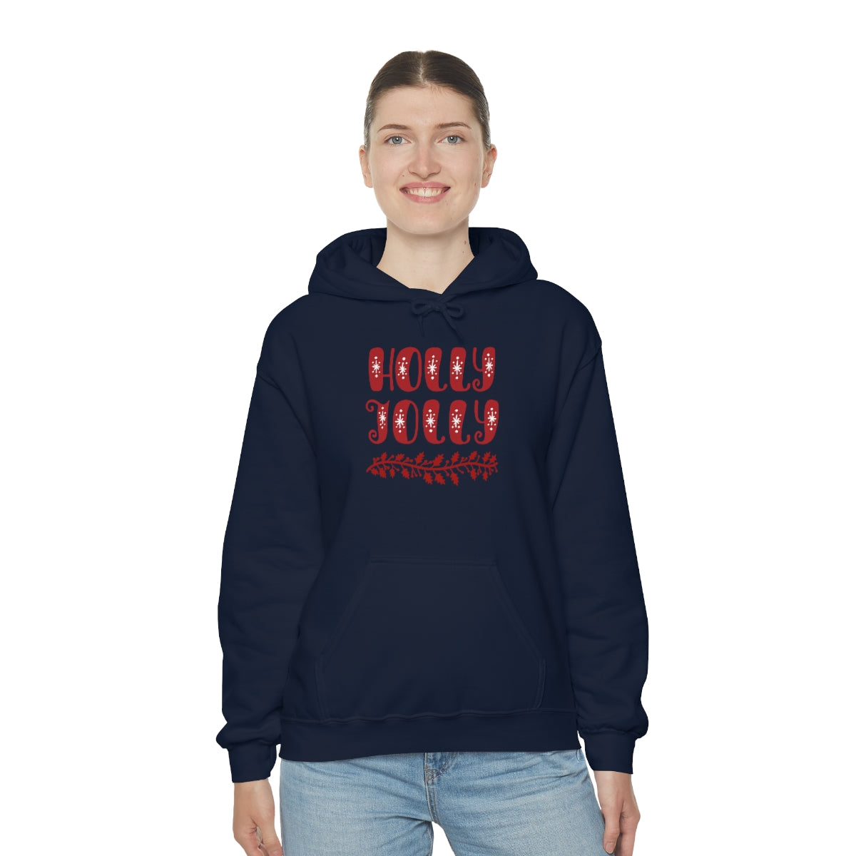 "Holly Jolly" Unisex Heavy Blend™ Hooded Sweatshirt