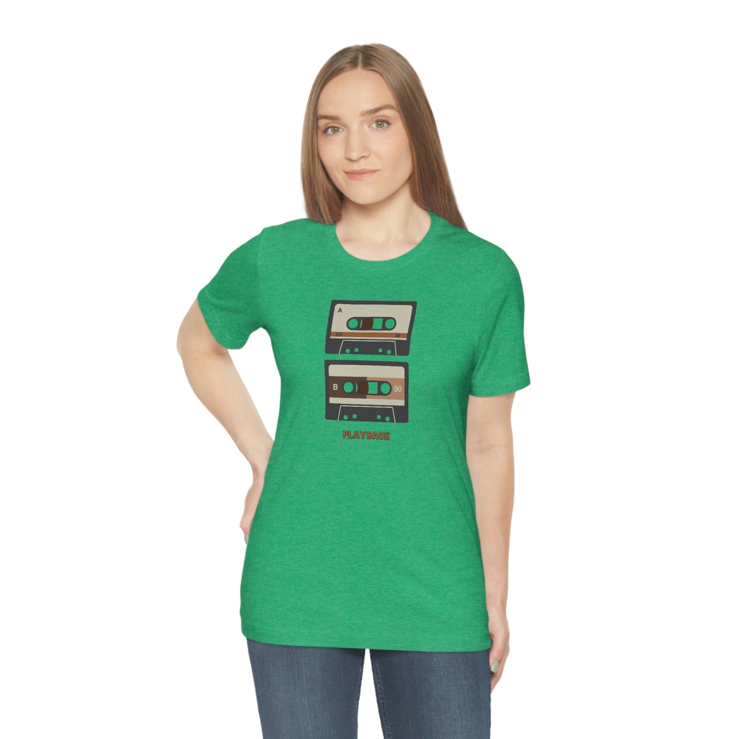 "Playback" Unisex Jersey Short Sleeve Tee