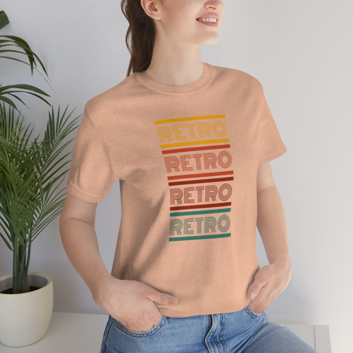 Retro Unisex Jersey Short Sleeve Tee