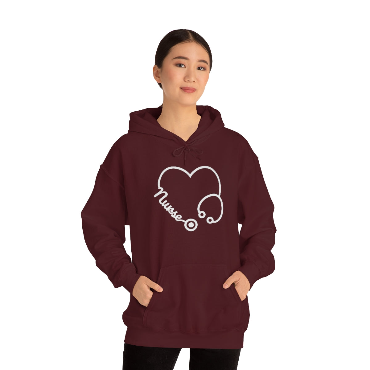 "Nurse" Unisex Heavy Blend™ Hooded Sweatshirt