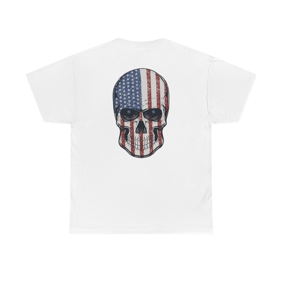 "Flag Skull" Unisex Heavy Cotton Tee