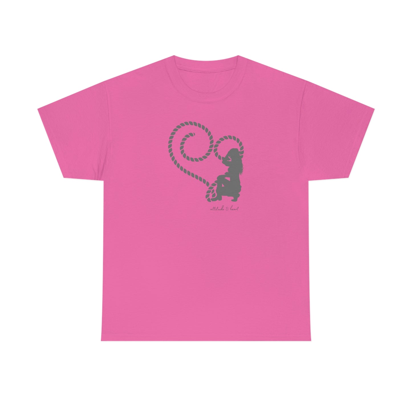 "Attitude & Heart" Unisex Heavy Cotton Tee