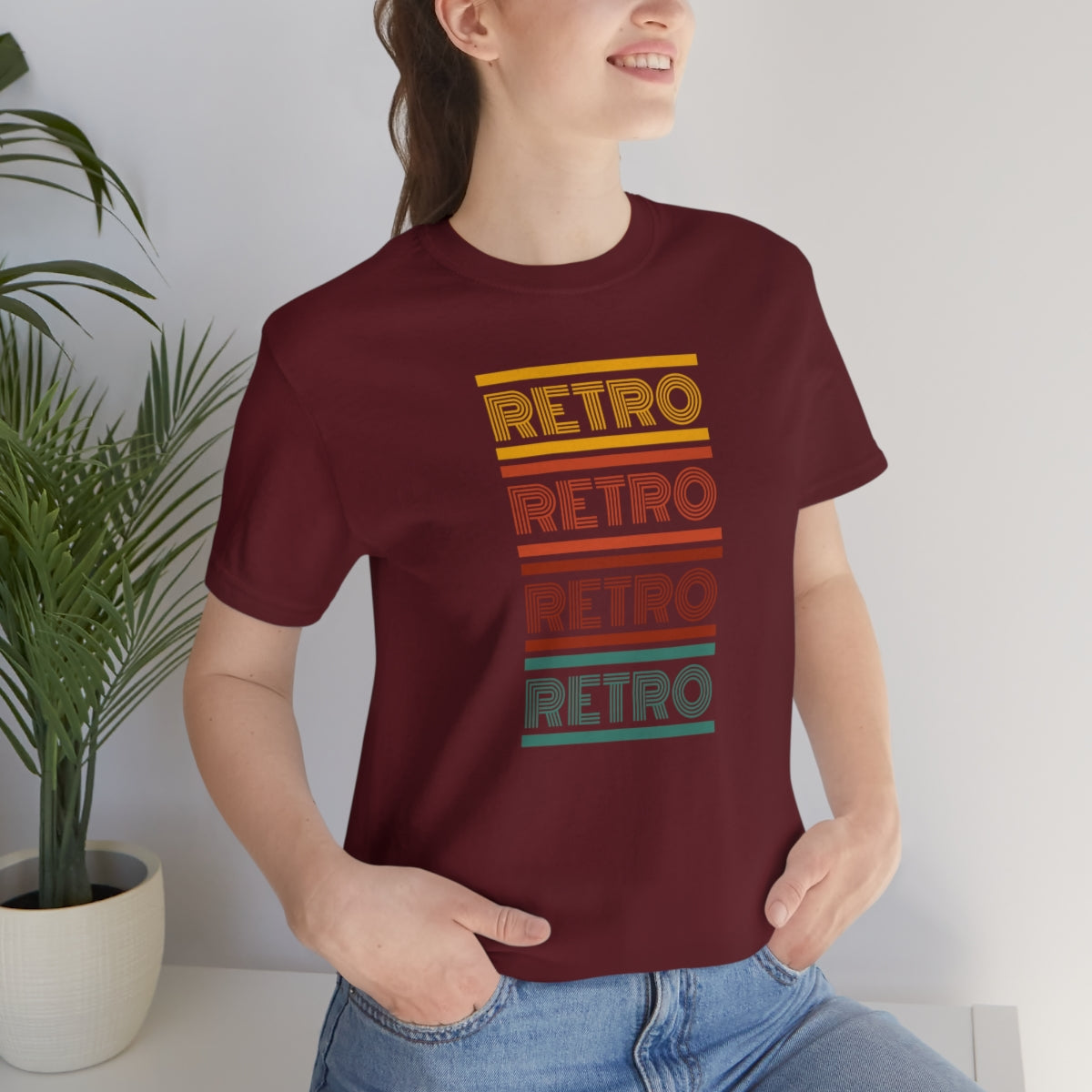 Retro Unisex Jersey Short Sleeve Tee