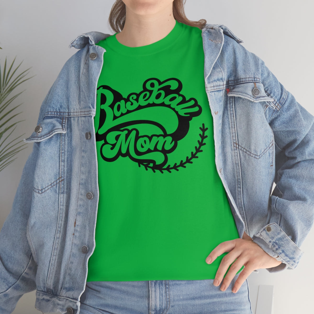 "Baseball Mom" Unisex Heavy Cotton Tee