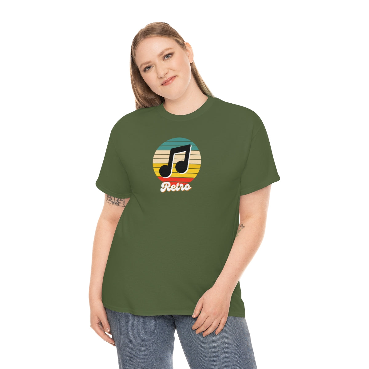 "Retro" Unisex Heavy Cotton Tee