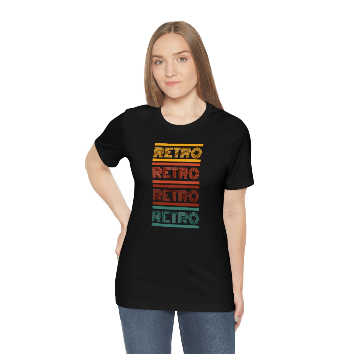 Retro Unisex Jersey Short Sleeve Tee