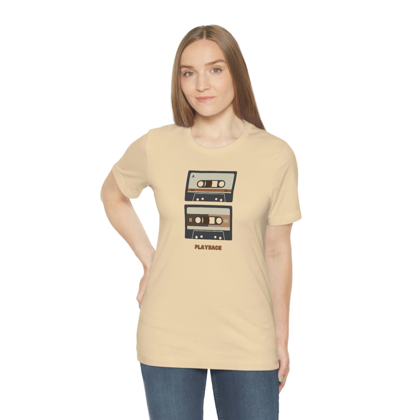 "Playback" Unisex Jersey Short Sleeve Tee