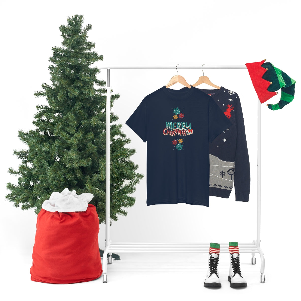 "Merry Christmas" Unisex Heavy Cotton Tee