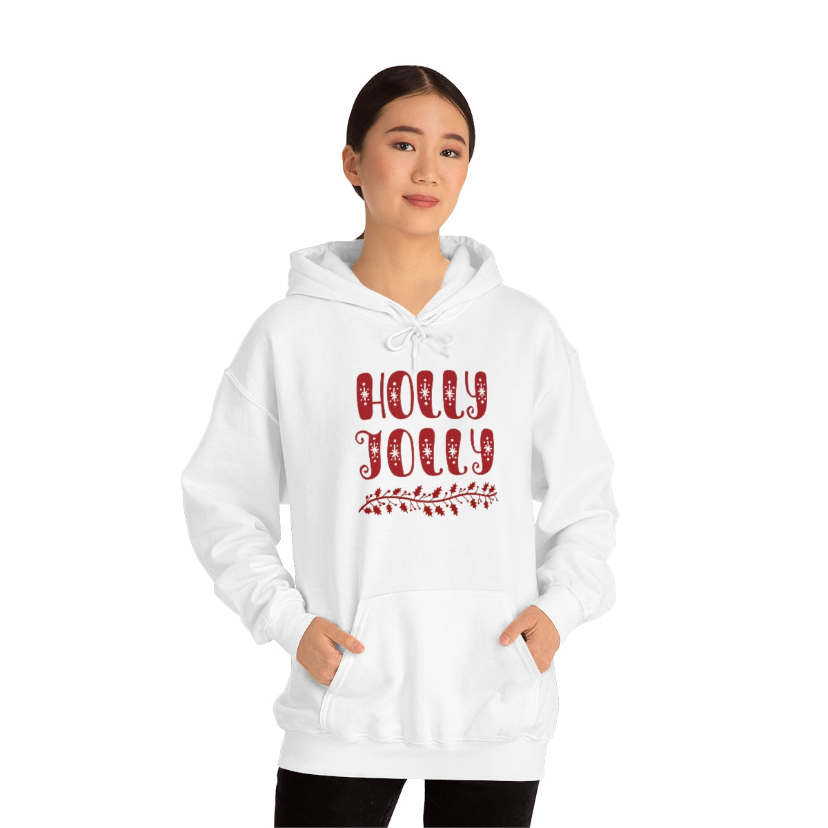 "Holly Jolly" Unisex Heavy Blend™ Hooded Sweatshirt