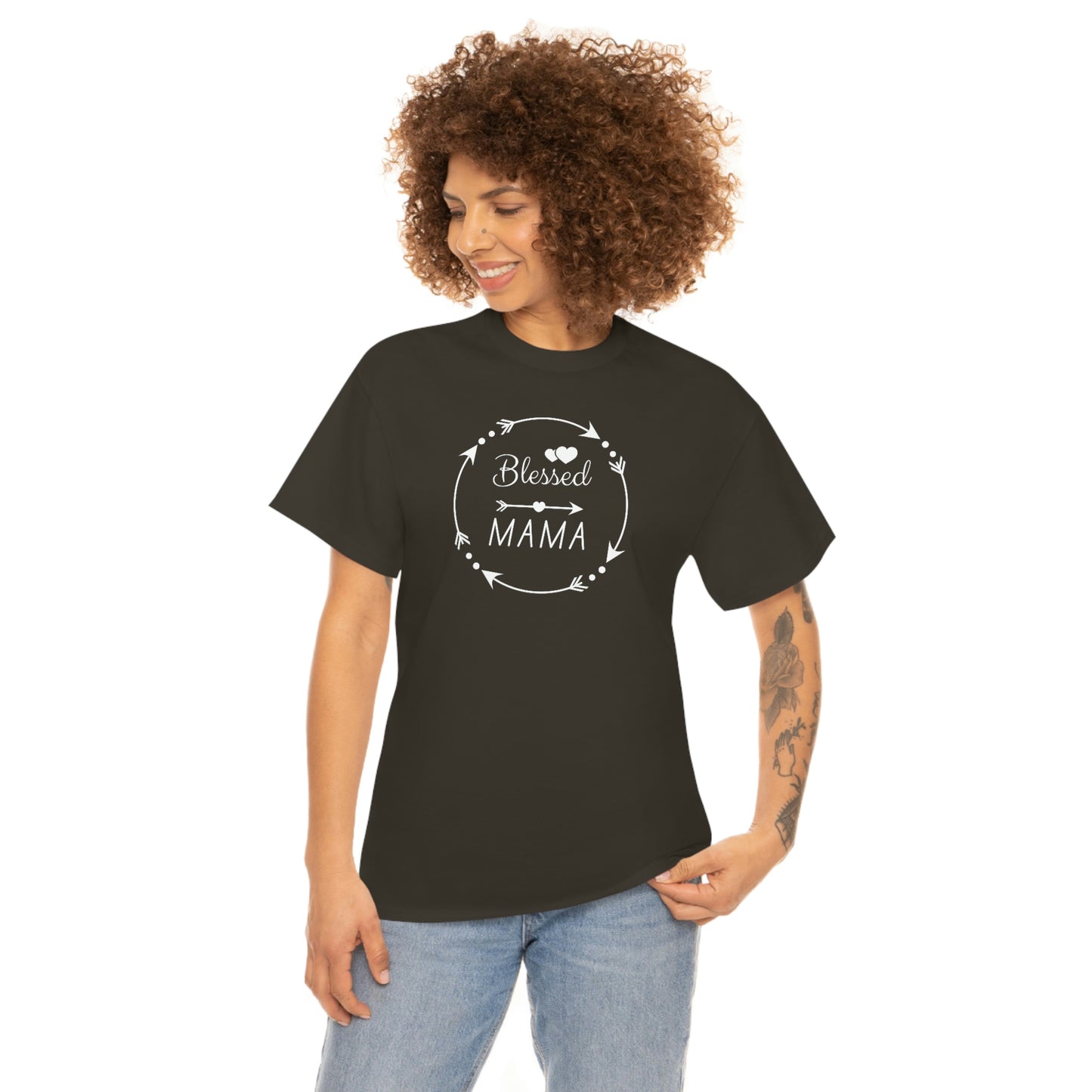"Blessed Mama" Unisex Heavy Cotton Tee