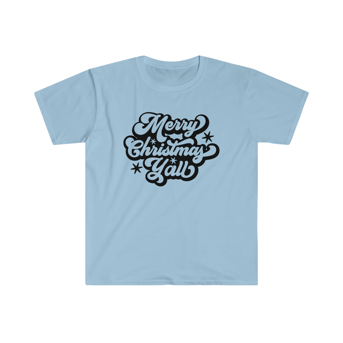"Merry Christmas Ya'll" Unisex Softstyle T-Shirt