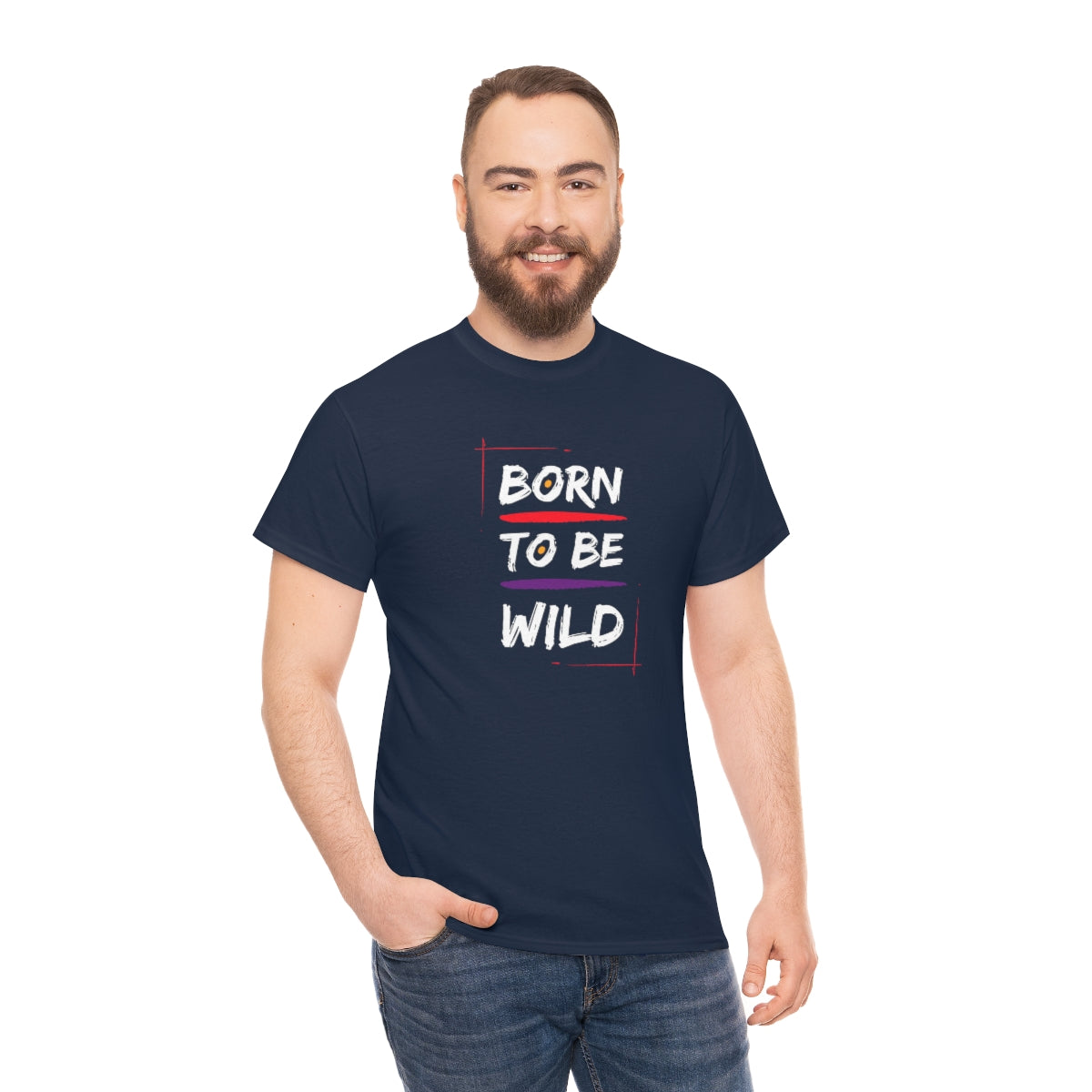 Born to be Wild Unisex Heavy Cotton Tee