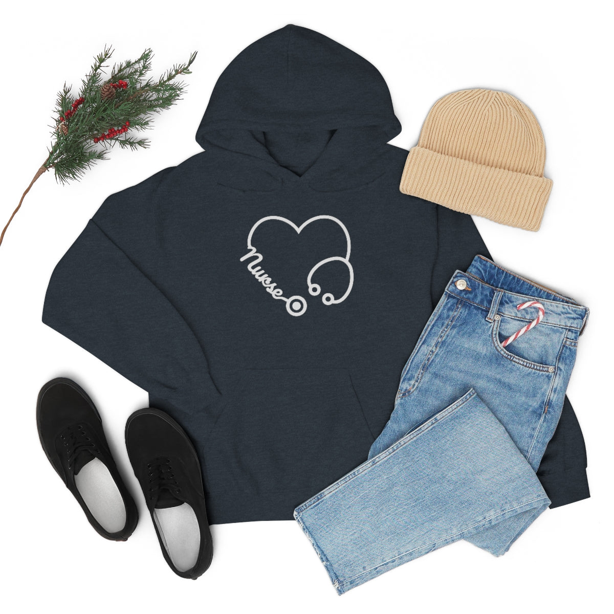 "Nurse" Unisex Heavy Blend™ Hooded Sweatshirt