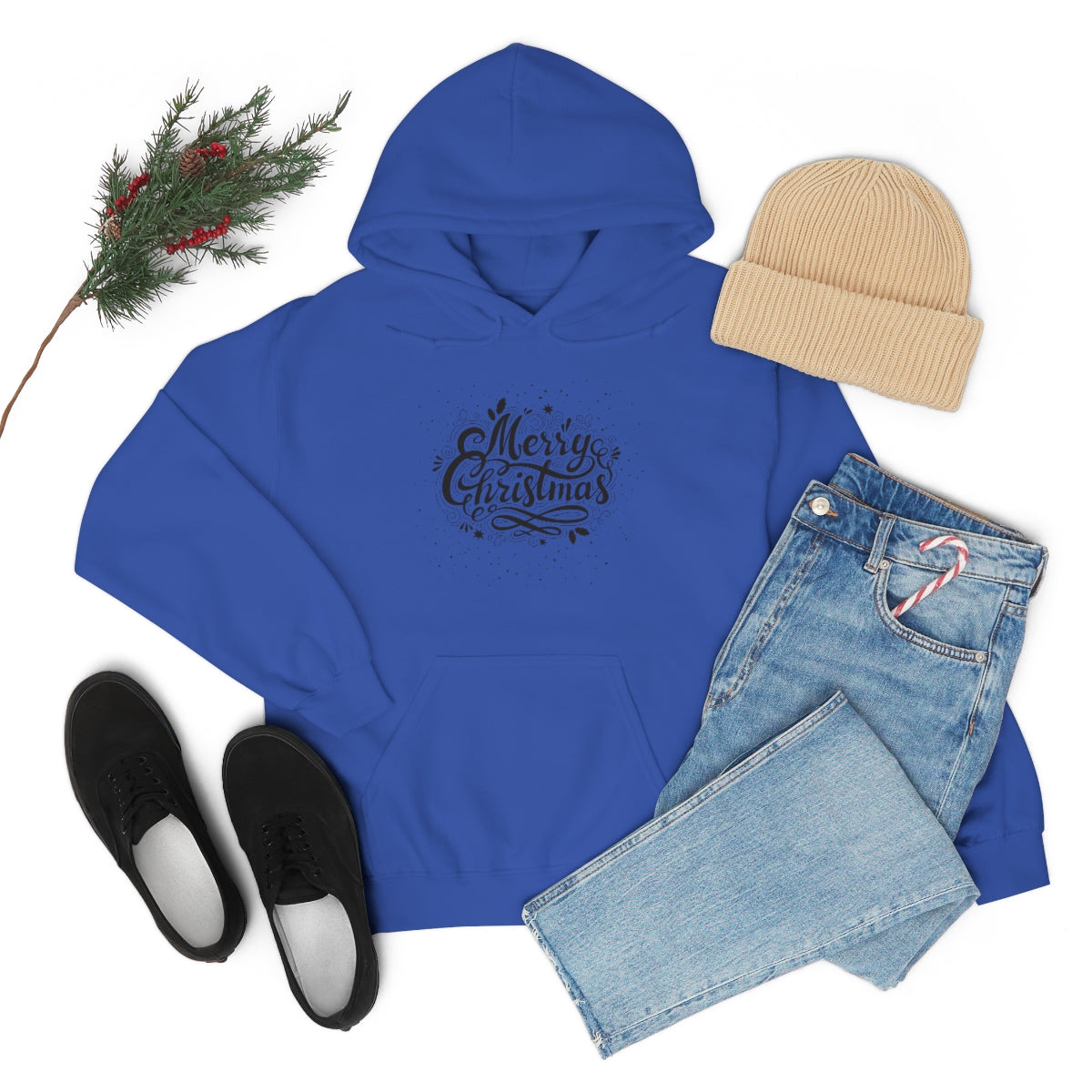 "Merry Christmas" Unisex Heavy Blend™ Hooded Sweatshirt