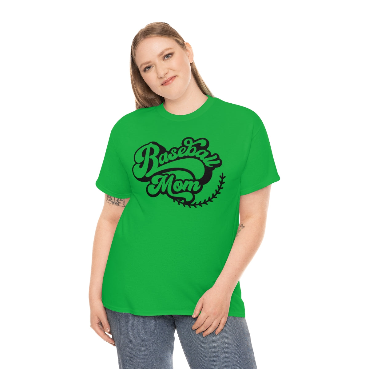 "Baseball Mom" Unisex Heavy Cotton Tee