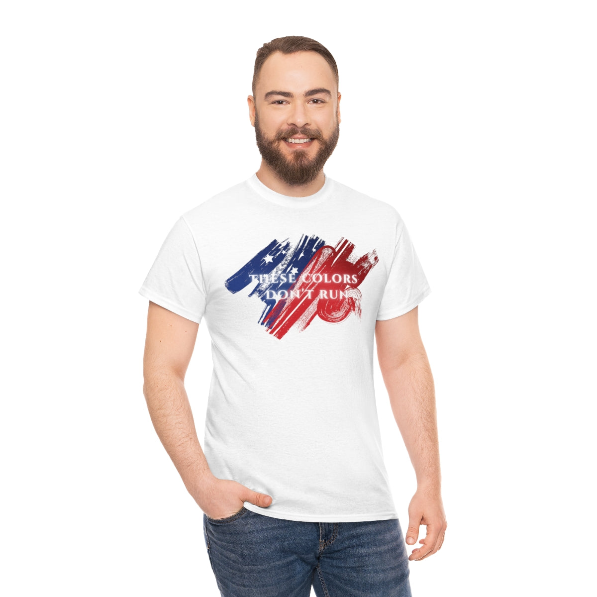 "These Colors Don't Run" Unisex Heavy Cotton Tee