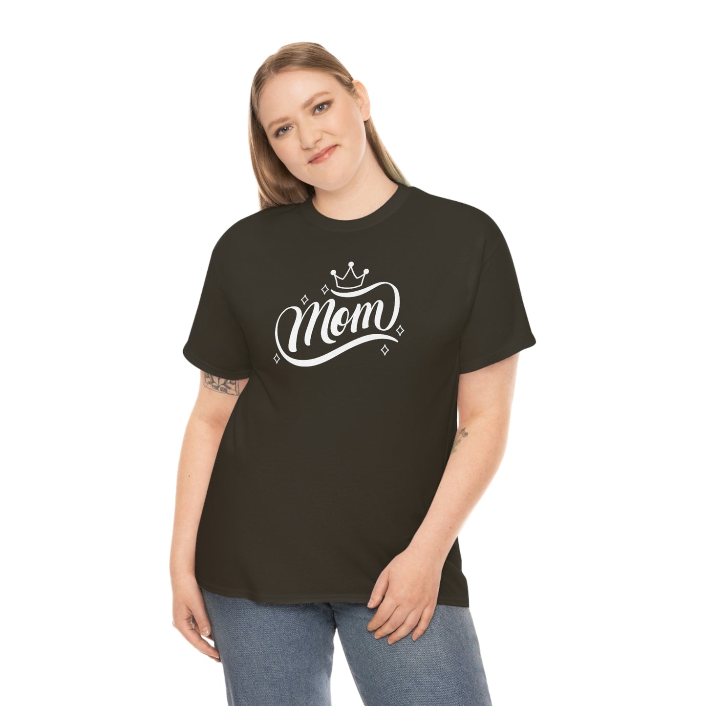 "Mom" Unisex Heavy Cotton Tee